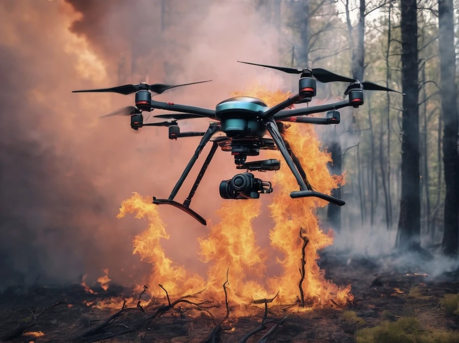 Transforming Wildfire Detection: Companies Harnessing Drone Technology